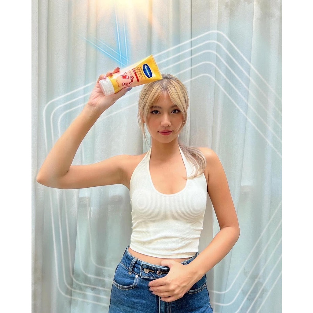 Sữa Dưỡng Thể Chống Nắng Vaseline 50X Healthy Bright Daily Protection &amp; Brightening Serum SPF50 Thái Lan Tuýp 320ML