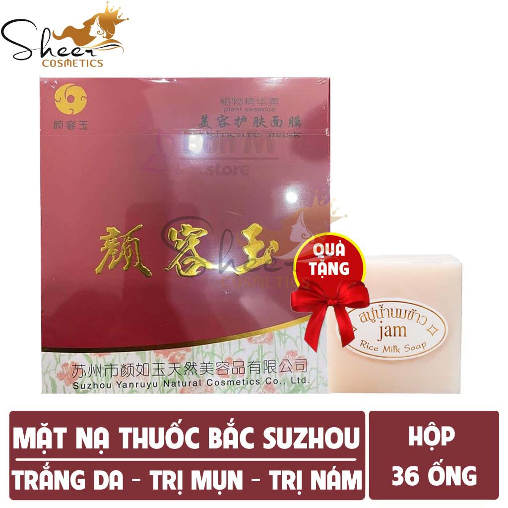 Mặt nạ thuốc bắc(36 ống serum + 36 ống gói bột)