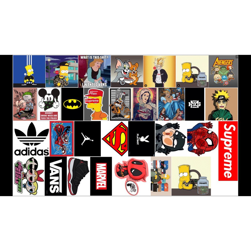STICKER dán Vali, xe, barber shop, Mũ bảo hiểm , macbook, đàn, tường... Nhập mã GIẢM GIÁ 15k khi mua từ 3 set