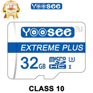 Thẻ Nhớ MicroSDHC Yoosee Extreme Plus 32GB UHS-I U3 4K R90MB/s W40MB/s - Chuyên Camera Và Điện Thoại - Hàng Chính Hãng