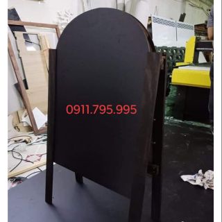 Bảng đen MENU viết phấn 60x100( loại 2 mặt 4 chân)