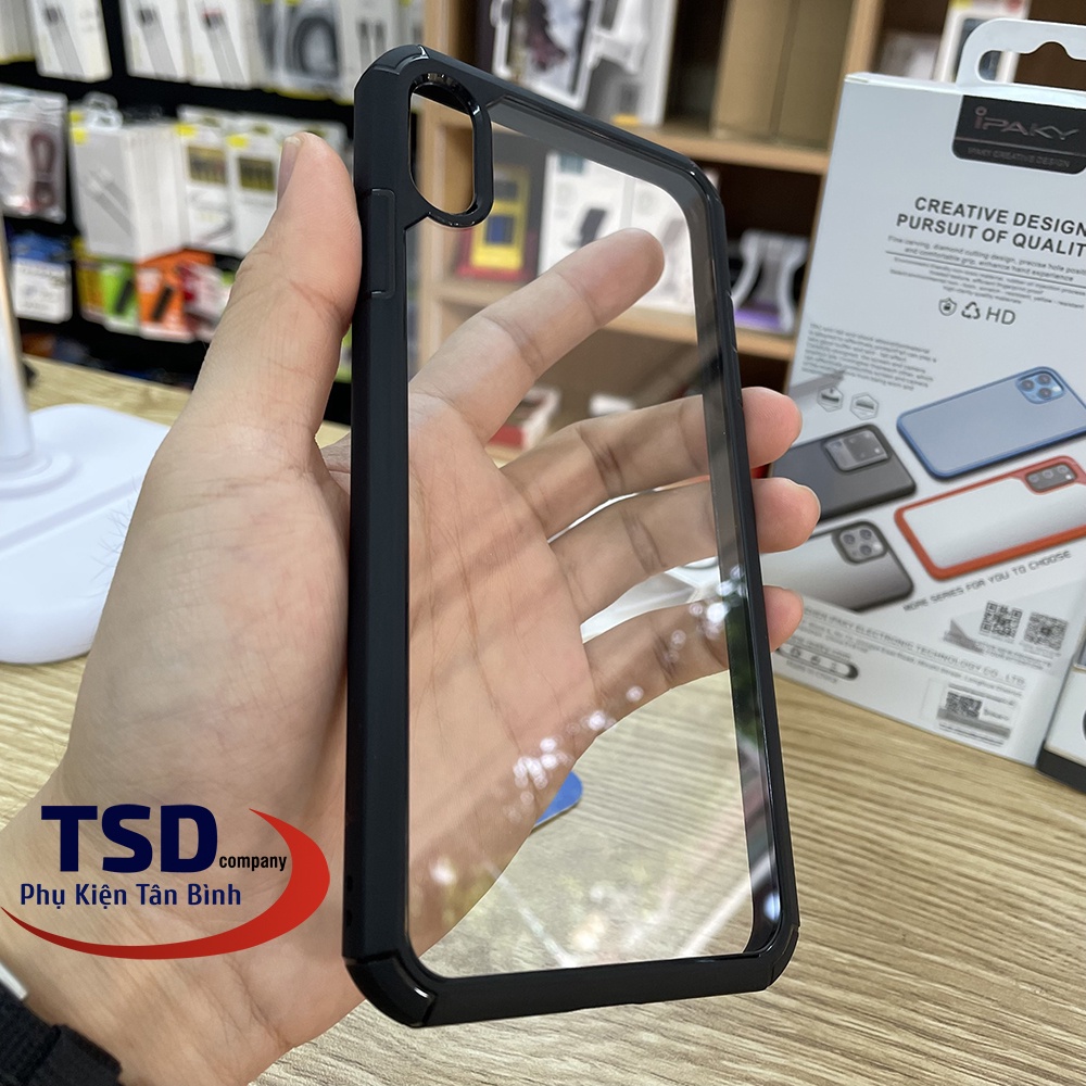Ốp Lưng Cho iPhone X, XR, XS, XS MAX Chống Sốc iPaky Cao Cấp