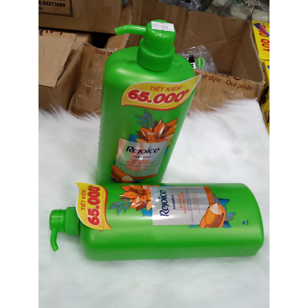 Dầu gội REJOICE 1200ml   cải thiện tóc khô xơ, chẻ ngọn , dầu nhờn ,giúp tóc suôn mượt nhiều giờ [giá gốc]