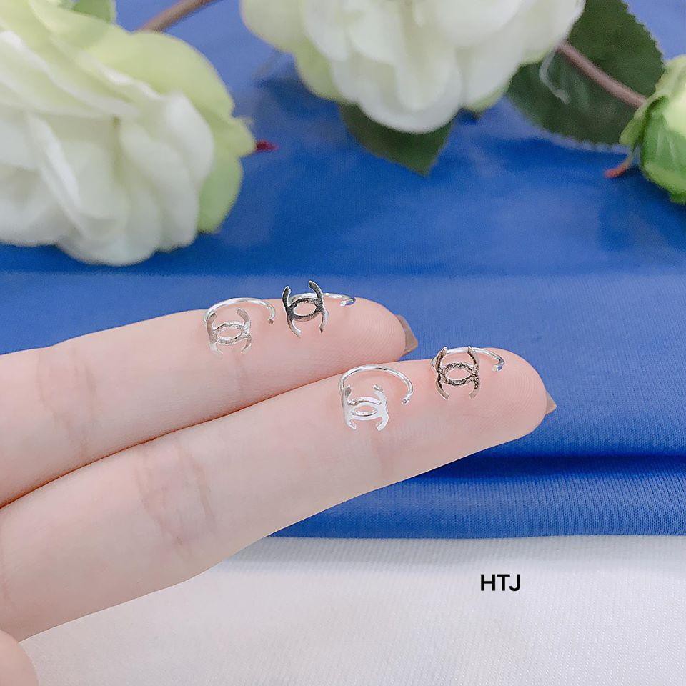 Bông tai nữ giá rẻ, Khuyên tai bạc thật x nhỏ xinh xắn/ Trang sức bạc JQN