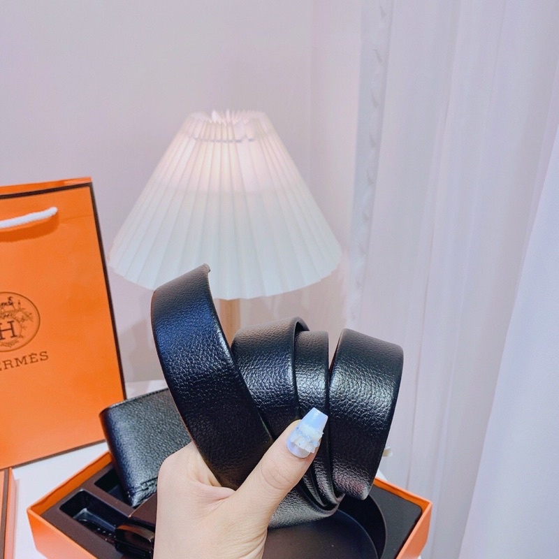 [Fullbox] Set ví + thắt lưng + đồng hồ nam hm cao cấp hàng chuẩn xuất xịn kèm túi giấy, làm quà tặng sang trọng