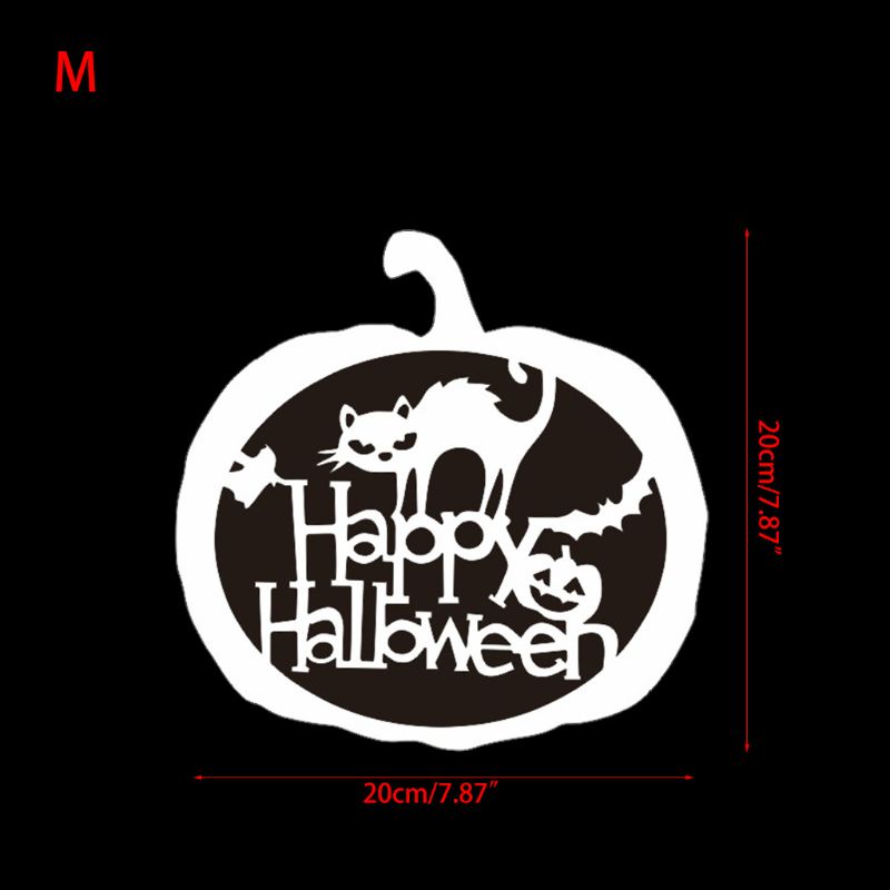 Set 12 Khuôn Vẽ Trang Trí Halloween Thẻ Khoét Rỗng