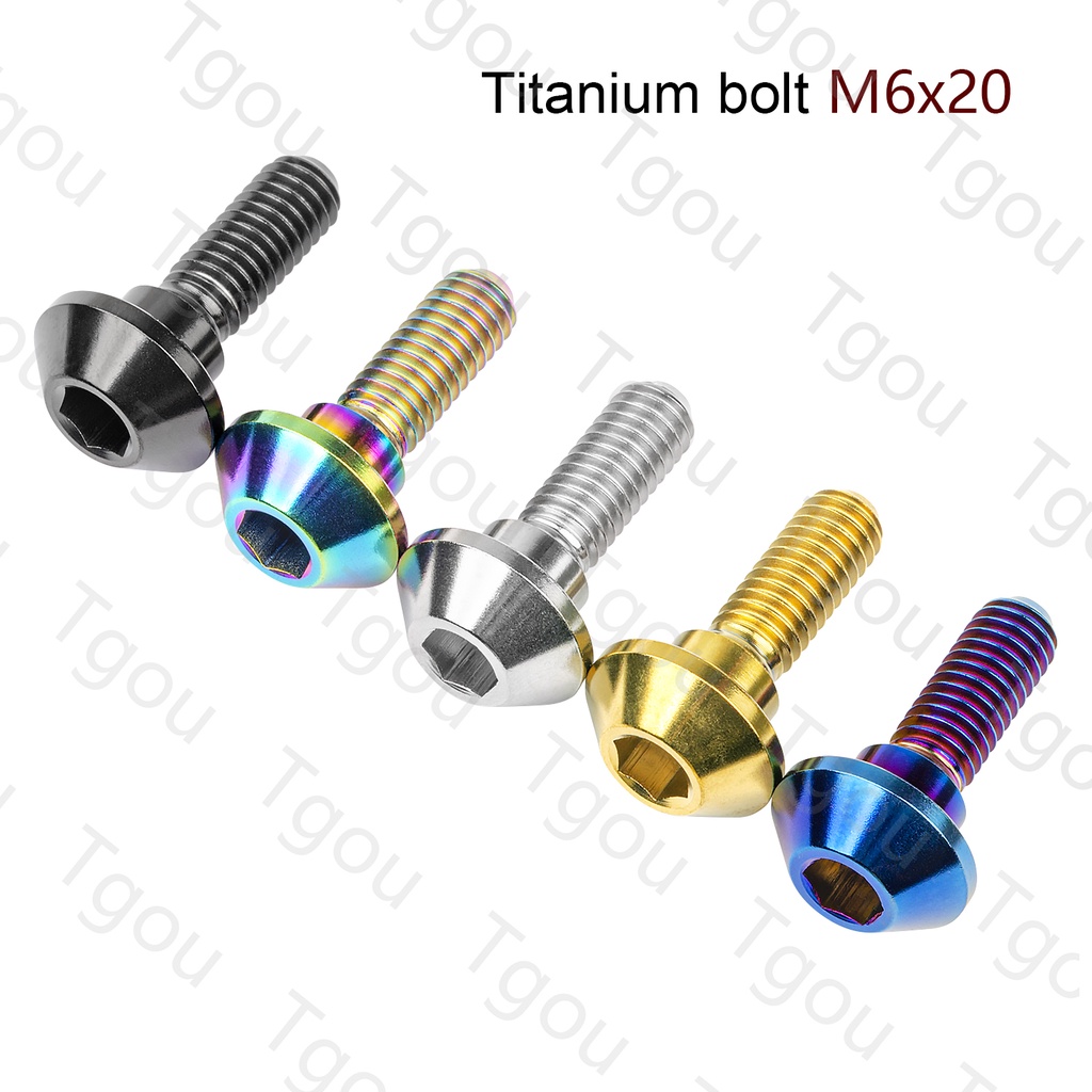 Ốc Vít M6x20mm Bằng Titan Cho Phanh Đĩa Xe Máy Yamaha