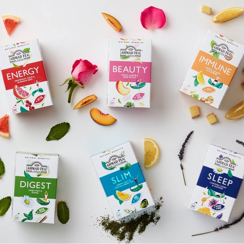 Trà Thảo Mộc AHMAD Organic Premium - Quà Tặng Từ Thiên Nhiên