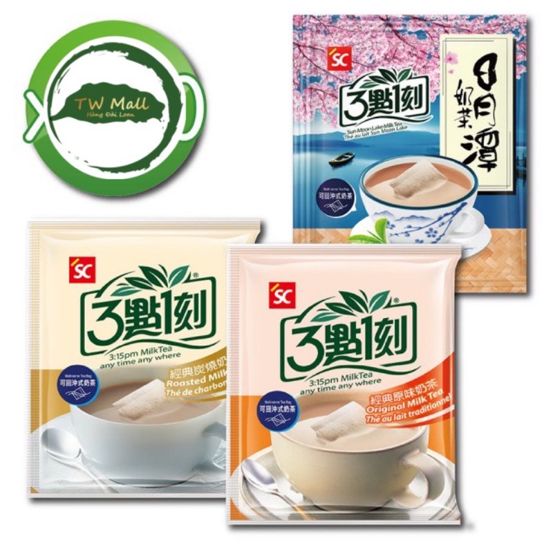 1 GÓI TRÀ SỮA TÚI LỌC ĐÀI LOAN 3:15PM (7 VỊ dùng thử ) - HSD 2/2024 - TW Mall