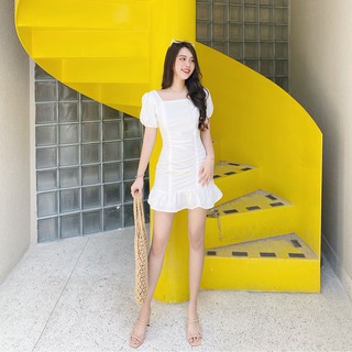 ĐẦM ÔM ĐUÔI CÁ ZAREEN DAB05 TRẮNG
