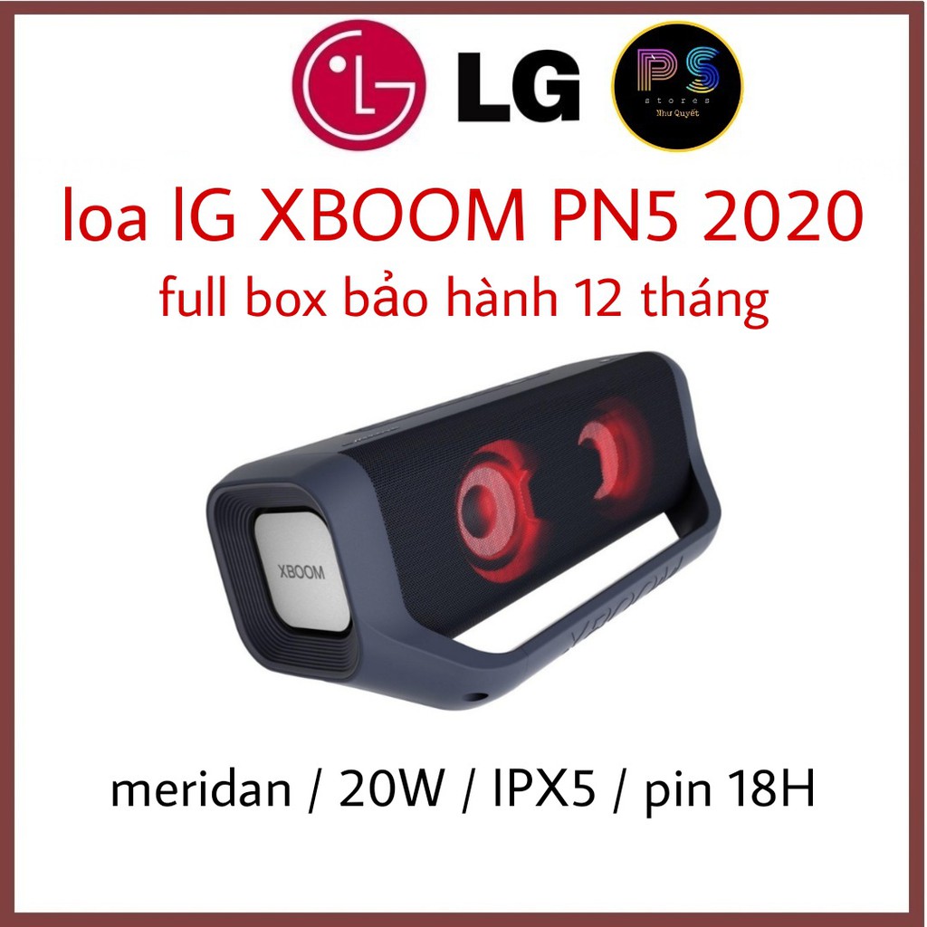 Loa Bluetooth Di Động LG XBOOM Go PN5 - Hàng Chính Hãng - Màu Xanh Đen