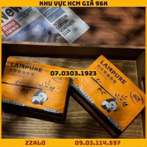 [FREESHIIP] 30 gói giấy gấu trúc 3 lớp 300 tờ cao cấp siêu mịn siêu dai, thùng giấy ăn siêu tiết kiệm