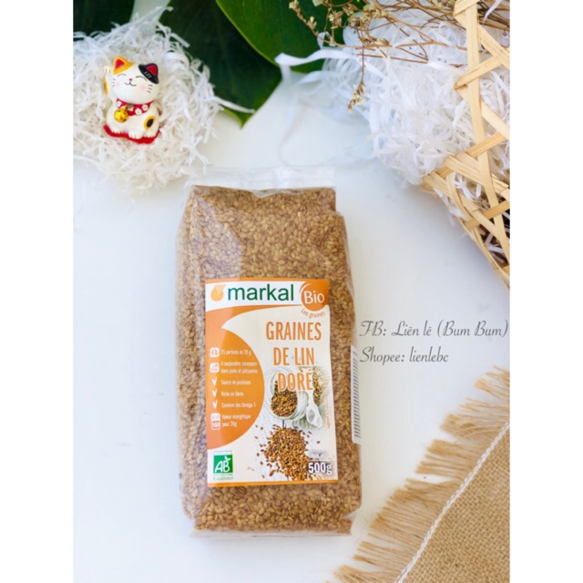 Hạt lanh hữu cơ Markal- 100gram - 500gram