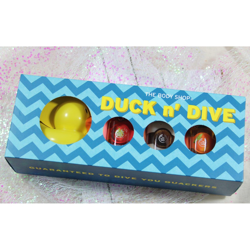 SET QUÀ TẶNG THE BODY SHOP DUCK N DIVE SHOWER GEL SET
