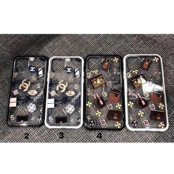 Ốp trong suốt viền đen trắng Lv, chanel, 💎