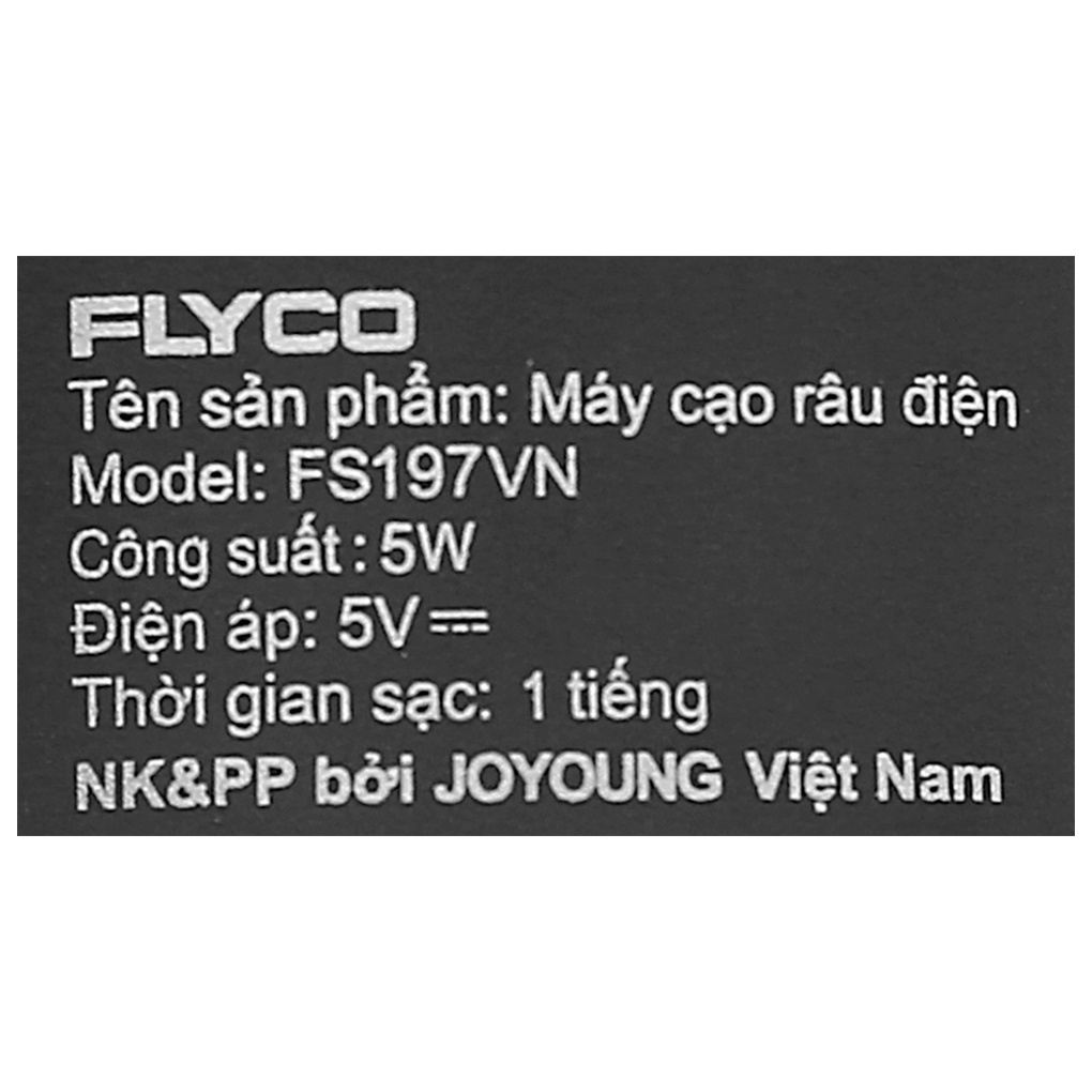 Máy cạo râu Flyco FS197VN