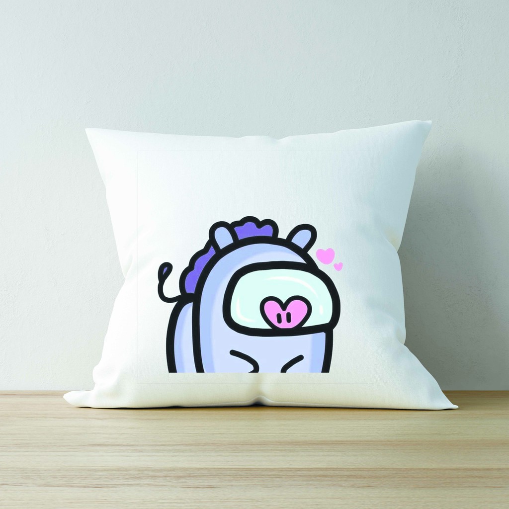 Gối in hình Among Us BTS chibi