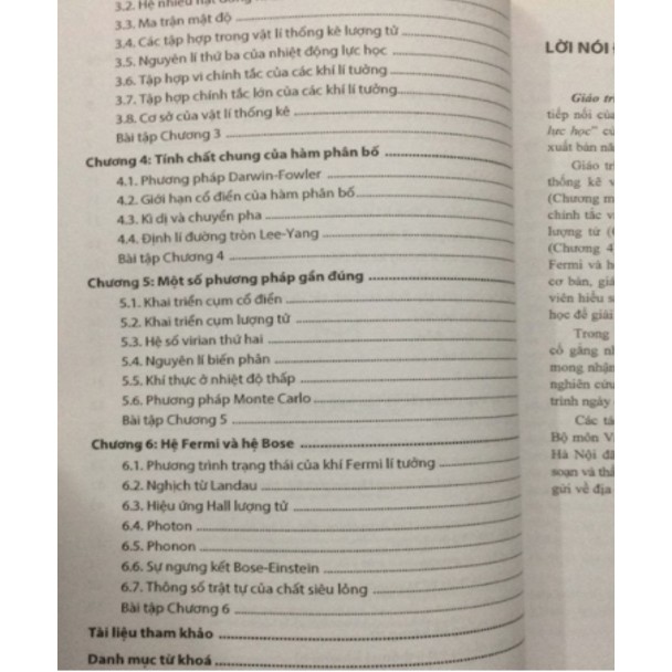 Sách - Giáo trình vật lí lí thuyết 2 Tập 2: Vật lí thống kê