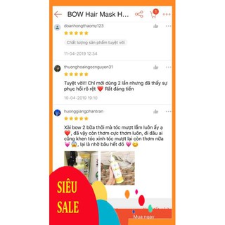 Ủ tóc bow-Baukrysie