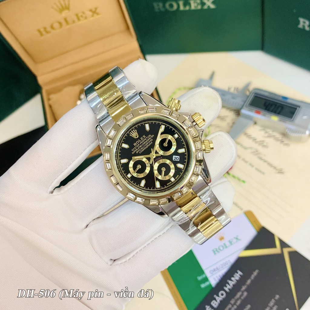 [Full box như ảnh] Đồng hồ nam Rol cao cấp Bản 40mm siêu cấp tặng vòng tay và hộp xịn trangmoonshop | BigBuy360 - bigbuy360.vn