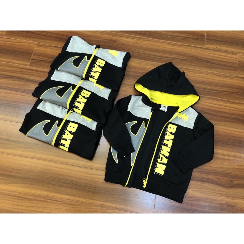Áo khoác nỉ batman bé trai