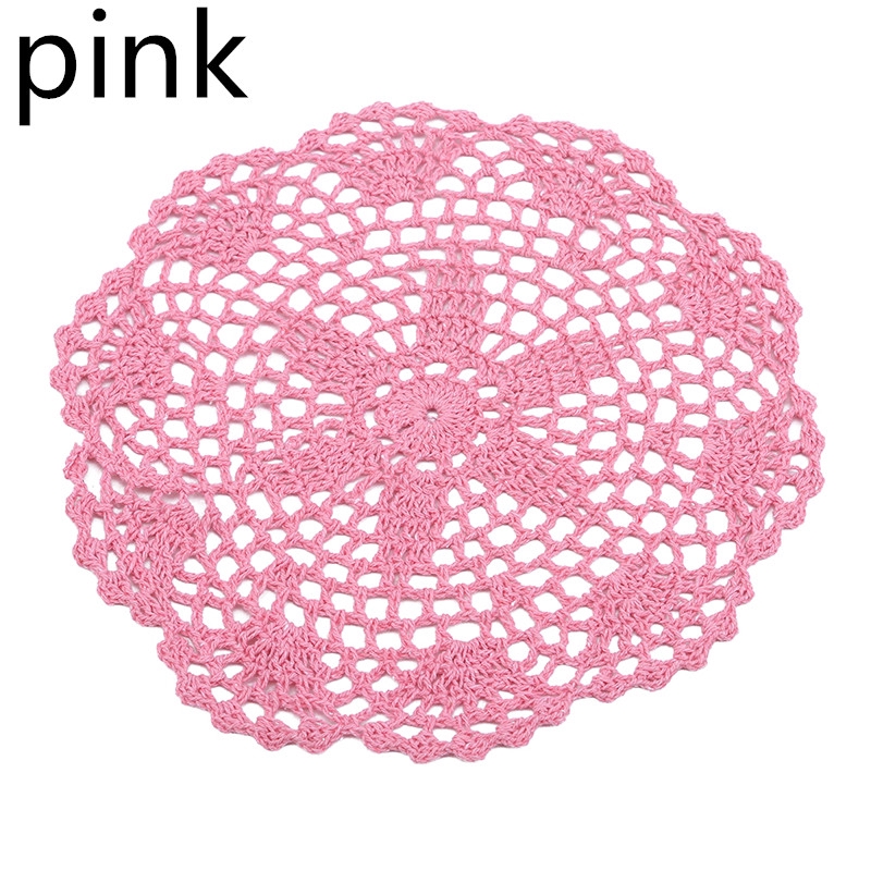 Cup Pad Vintage Floral Hand Crochet Table Mat Crochet Placemat Coasters Circular