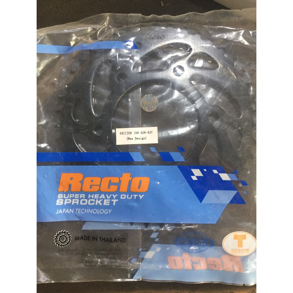 DĨA TẢI RECTO EX150 40-41-42-43-44-45-ZIN CHÍNH HÃNG THÁI