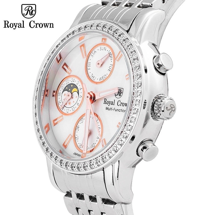 Đồng hồ nữ Chính Hãng Royal Crown 6420 Stainless Steel Watch