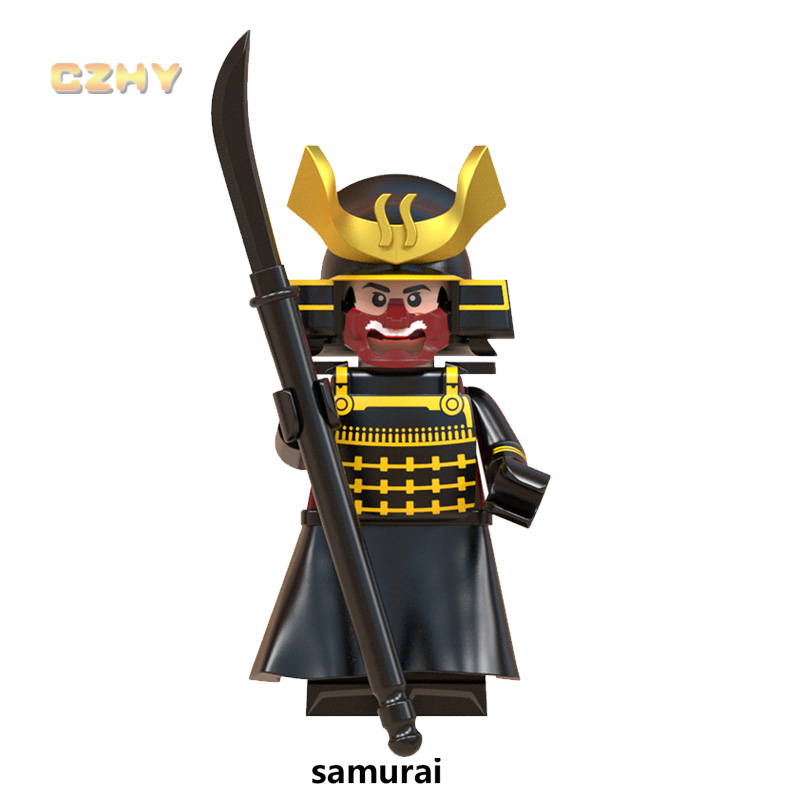 Bộ Đồ Chơi Lắp Ráp Mô Hình Chiến Binh Samurai Mini Cho Bé