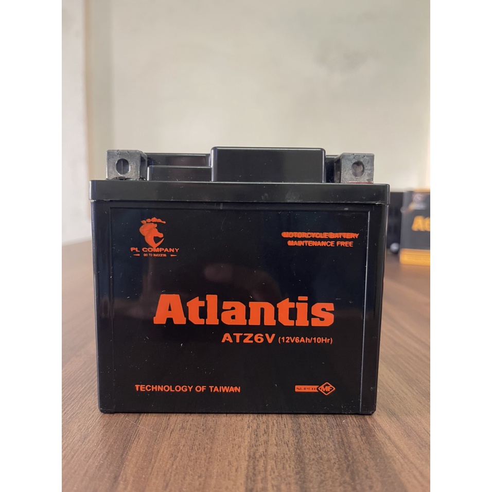 Ắc quy xe máy ATZ6V - 12V 6Ah dành cho Lead, Vision, Air Blade, SH, Nozza, Janus, NVX,....