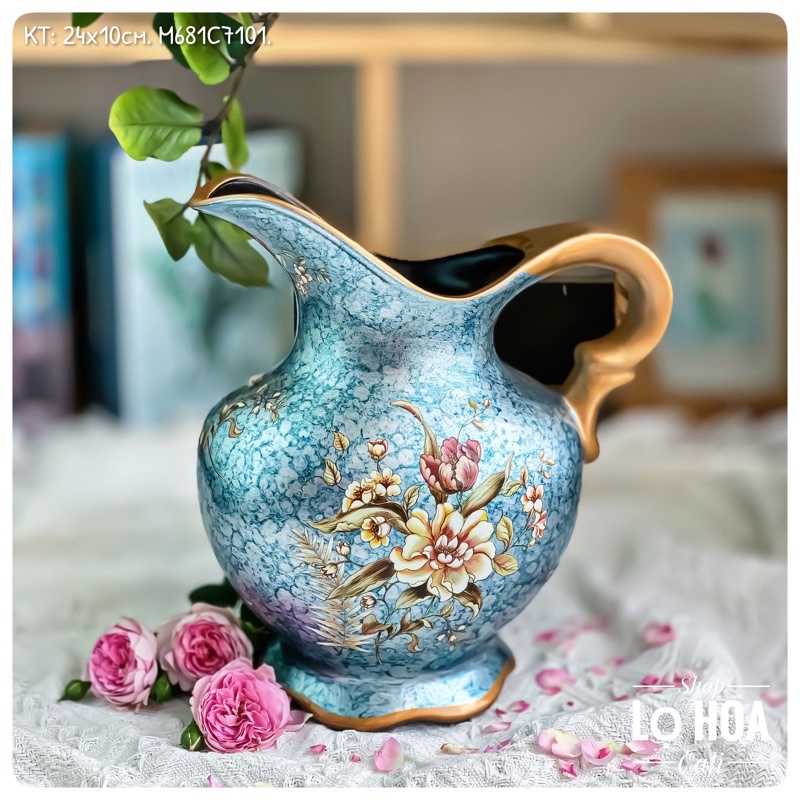 Bình hoa gốm sứ phong cách Bắc Âu