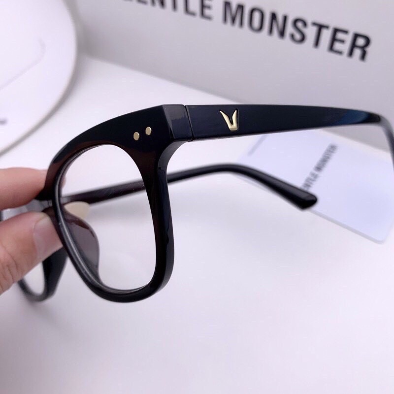 [RẺ NHẤT SHOPEE] Kính Cận Thời Trang Nam Nữ ,Kính Không Độ Chữ V Hai Chấm Chống Tia UV Hàn Quốc Hottrend 2022