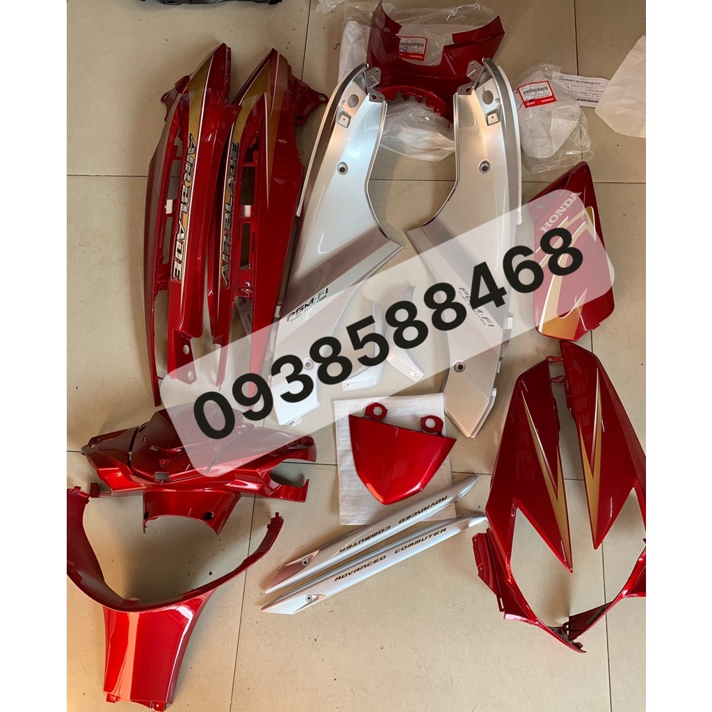 DÀN ÁO AB VIỆT 110 2009 2010 FI FULL BÓNG NHÁM CÓ TEM ZIN CHÍNH HÃNG HONDA