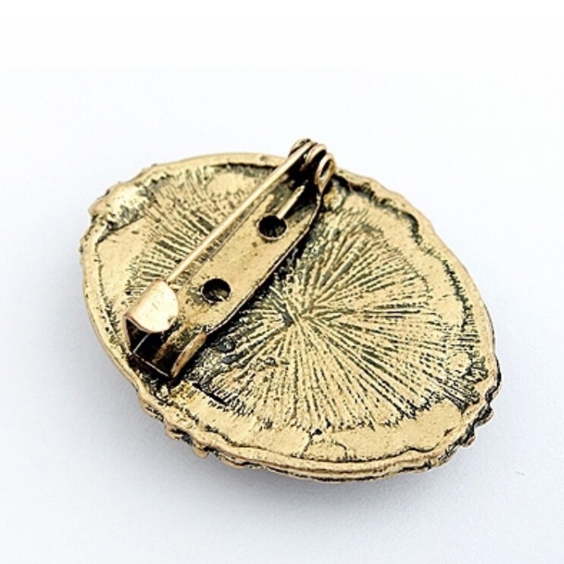 Ghim Cài Áo Hình Chân Dung Camo Phong Cách Vintage