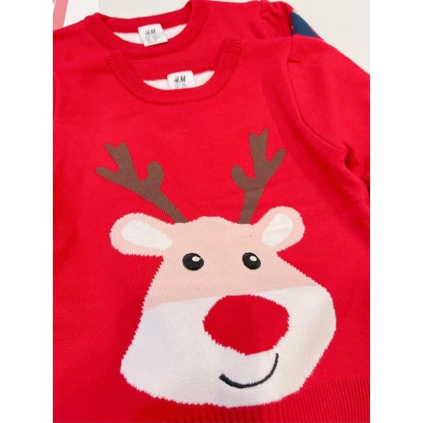 Áo len 2 lớp HM Noel cho bé siêu xinh