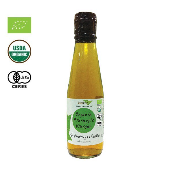 Giấm thơm hữu cơ 180ml LumLum - Organic Pineapple Vinegar