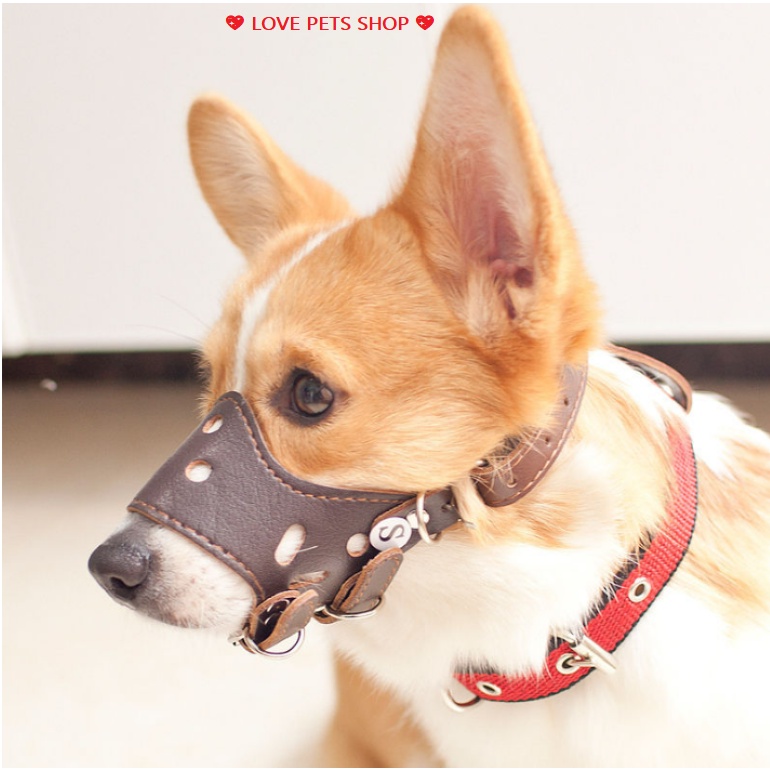 RỌ MÕM CHÓ BẰNG DA &quot;HÀNG KHÔNG ĐỔI TRẢ - LOVE PETS SHOP