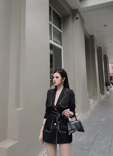 ĐẦM VEST VIỀN CỘT EO