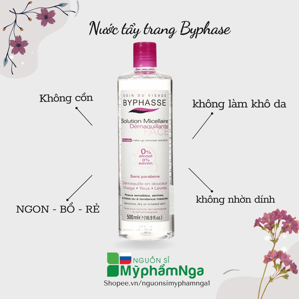 Nước tẩy trang Byphase Tây Ban Nha 500ml