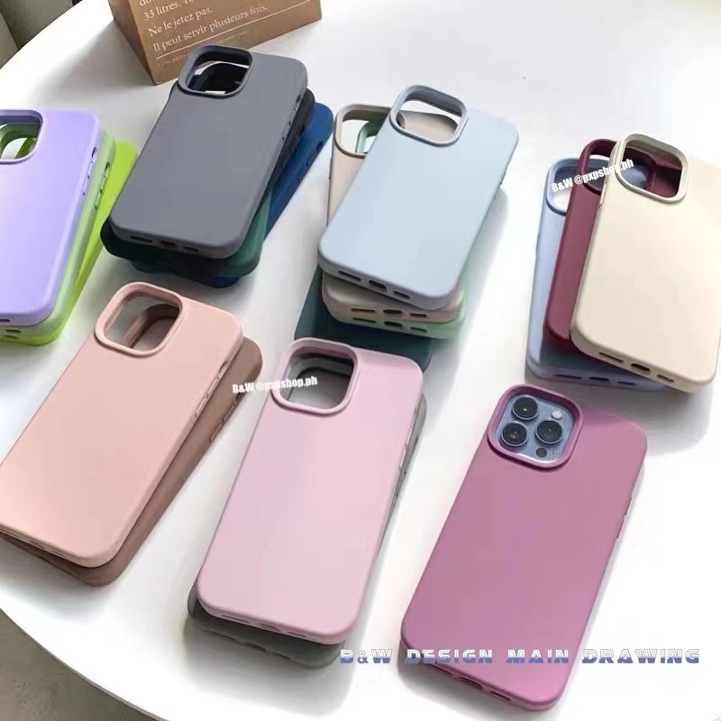 Ốp Điện Thoại Silicone Mềm Nhiều Màu Sắc Thời Trang Cho IPhone 13 13ProMax 12 11 Pro MAX IX XS MAX 7 8 Plus