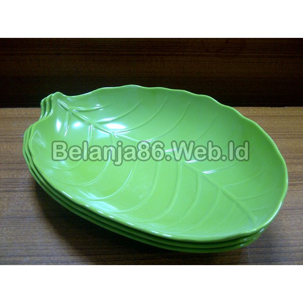 Bộ 3 Đĩa Melamine Hình Chiếc Lá Độc Đáo M6912 (uk.large)