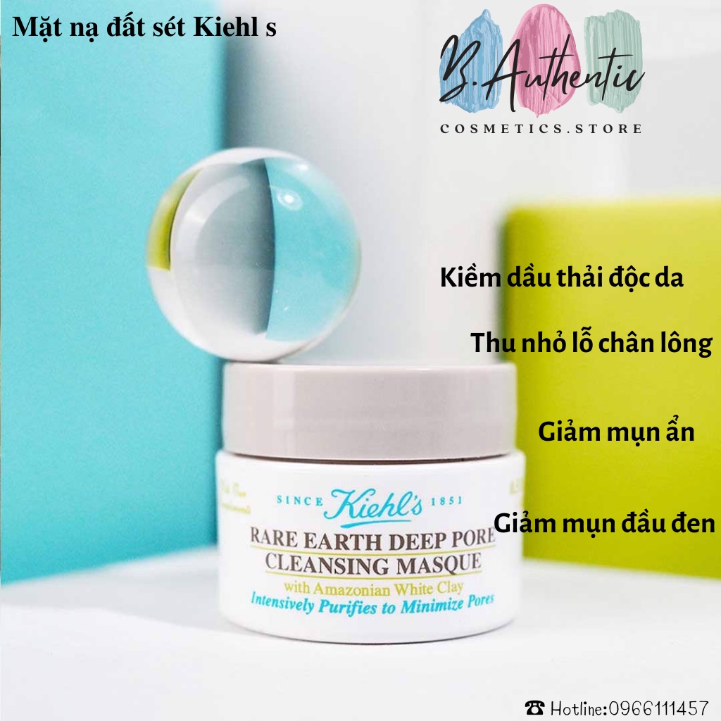 Mặt nạ Đất sét KIEHL.S Thanh Lọc Da -giảm mụn ẩn-đầu đen, kiềm dầu, se khít lỗ chân lông | BigBuy360 - bigbuy360.vn