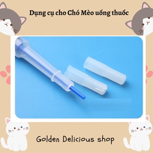 Dụng Cụ Cho Chó Mèo Uống Thuốc - Tiện Lợi - Nhanh Gọn - Dễ Sử Dụng - Không Gây Khó Chịu Cho Chó Mèo
