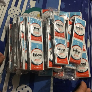 Dầu gội trị gàu selsun dây/10 gói