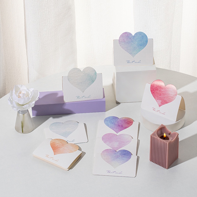 1 Thiệp Mời Hình Trái Tim Chữ Tiếng Anh Dùng Để Làm Quà Tặng Đám Cưới