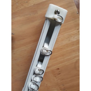 Thanh ray treo rèm vải kiểu may múi triết ly