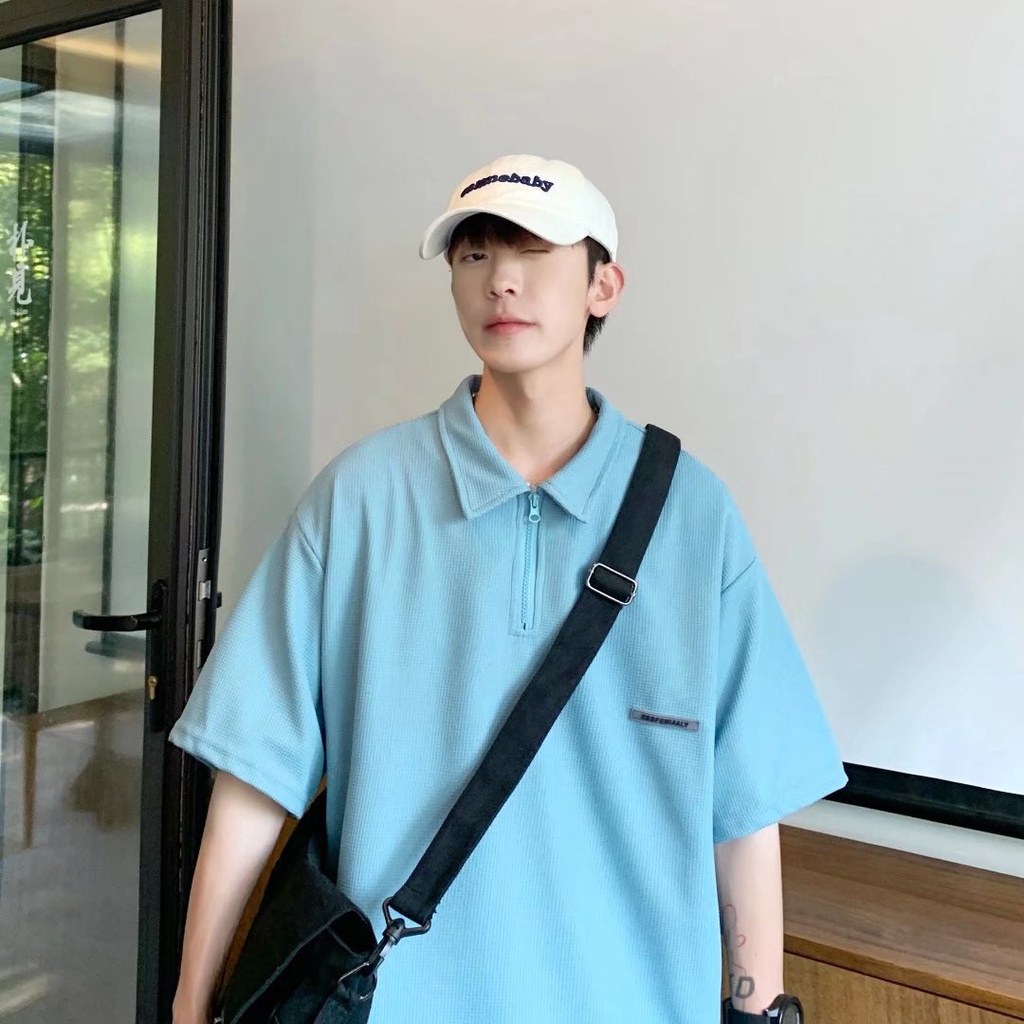 Áo Thun Polo Tay Ngắn Phong Cách Thời Trang Mùa Hè Có Size M-2XL Cho Nam