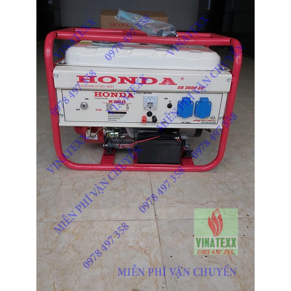 MÁY PHÁT ĐIỆN HONDA SH3500EX, ĐỀ NỔ TỰ ĐỘNG, LE GIÓ TIẾT KIỆM XĂNG CHO MỌI GIA ĐÌNH