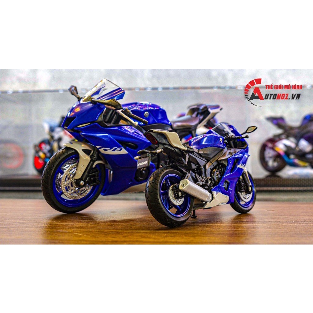 MÔ HÌNH XE YAMAHA YZR R6 BLUE 1:18 WELLY 7814