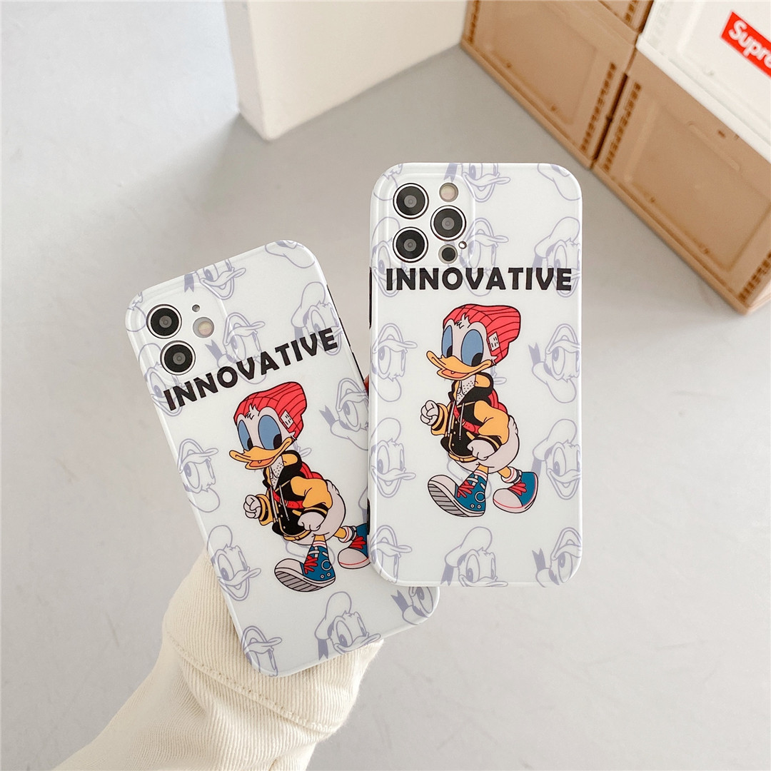 Ốp Lưng Nhựa Mềm In Hình Vịt Donald Dễ Thương Cho Iphone12 Mini 11 Pro Max 7 / 8plus Se2020 X / Xs Xr Xsmax | BigBuy360 - bigbuy360.vn